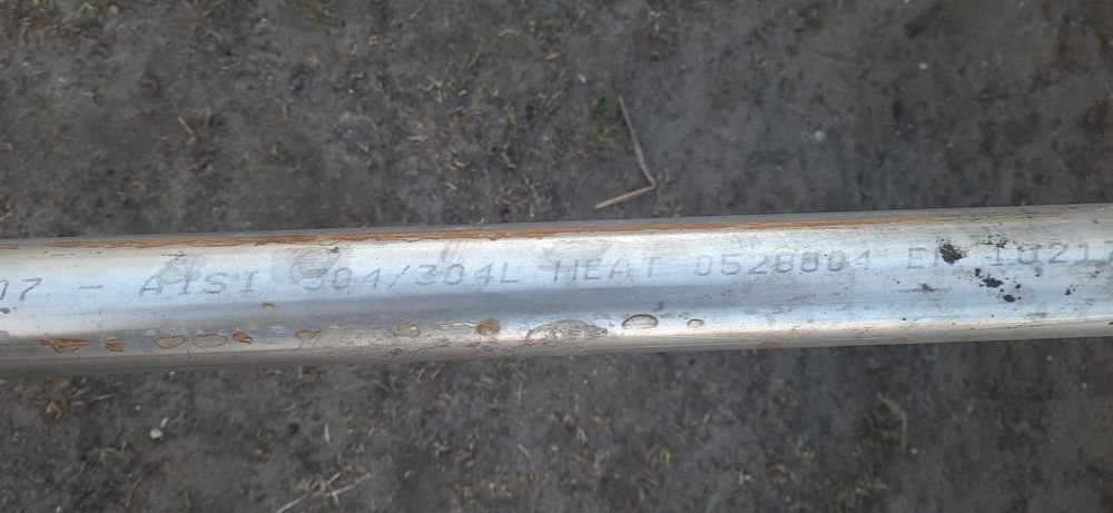 Rury nierdzewne 50zl 1m