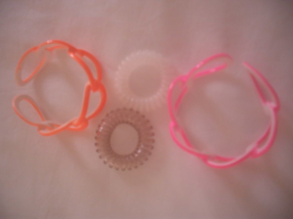 Lote pulseiras + elásticos cabelo (POR ESTREAR)