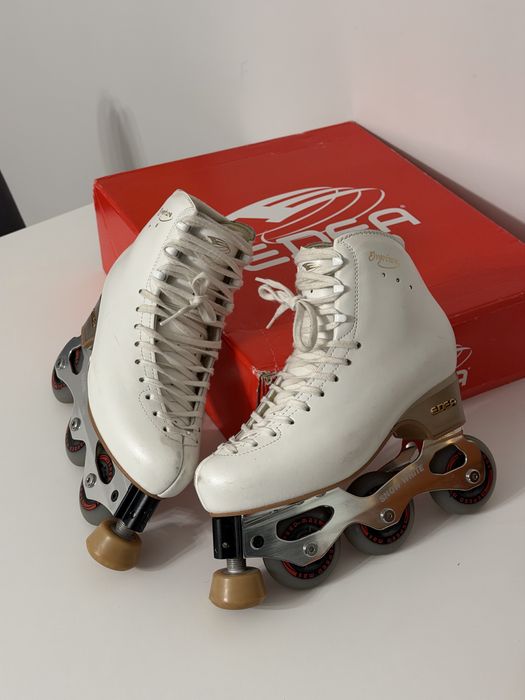 Rolki figurowe EDEA Overture 260 (38.5) + Płoza Snow White