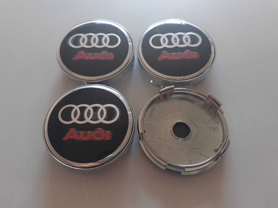 Centros/tampas de jante completos Audi