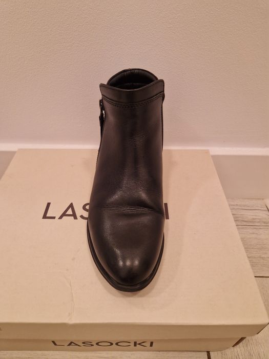 Botki skórzane Lasocki