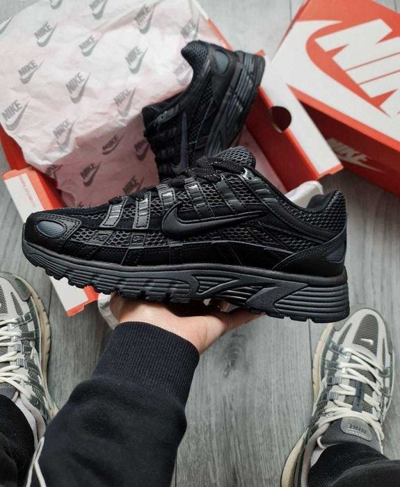 Кроссовки Мужские Nike P6000 Triple Black/Кросівки Чоловічі Найк