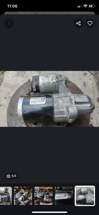 Стартер Suzuki sx 4 usa