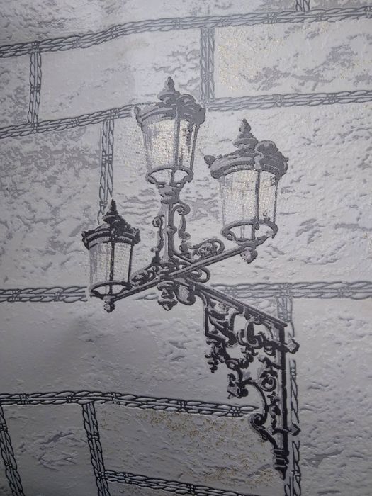 Обои белые зеленые