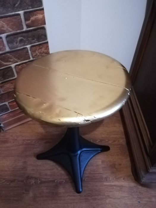 stołek taboret żeliwny loft retro antyk