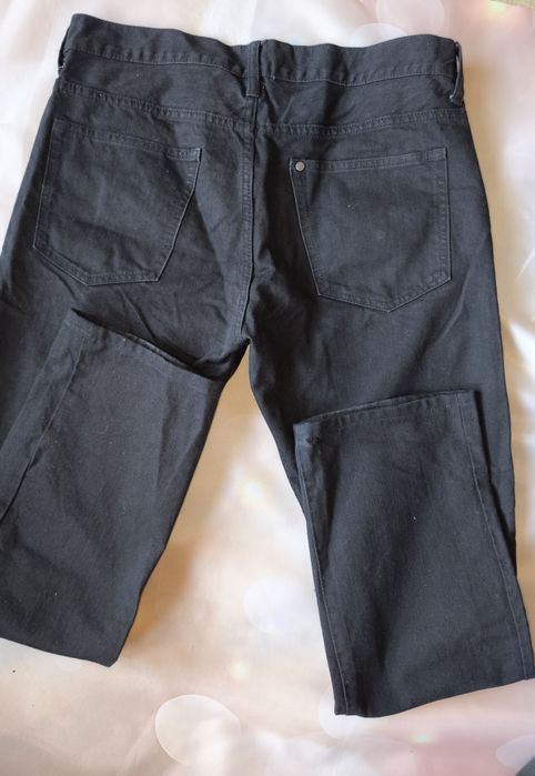 Spodnie jeansowe męskie czarne  33/32 jeans Denim H&M