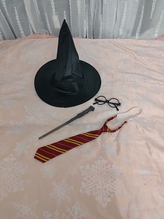 Przebranie akcesoria Harry Potter czarodziej 4 elementy roz uniwersaln
