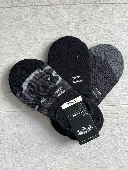 3 pack skarpetki stópki Billabong No show socks skarpety r. 40-45