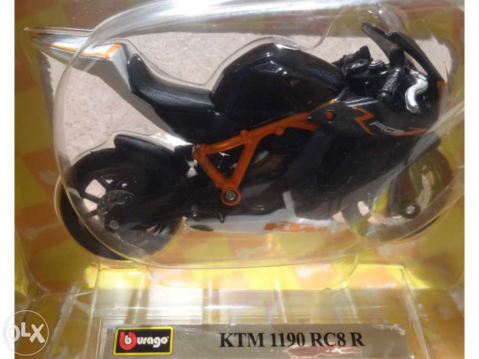 Mota em miniatura ( burago ) - ktm 1190 rc8 r