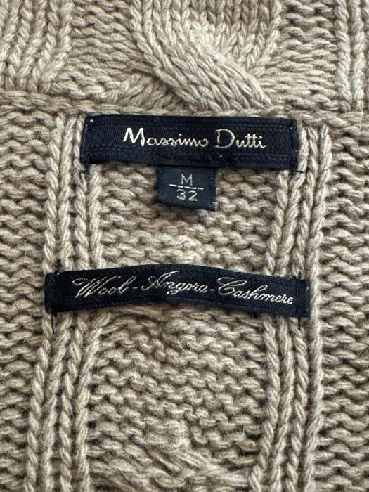 пончо, накидка Massimo Dutti з вовняної ангори та кашеміру.