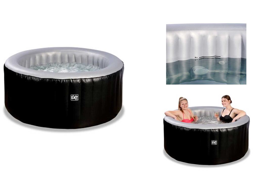 Jacuzzi basen SPA hydromasaż pompowan grzane EXIT Silver Classic 165cm