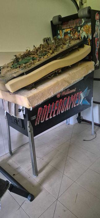 Flipper pinball rollergames