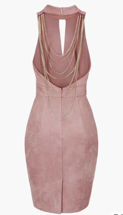 Сукня коктейльна блідо-рожева