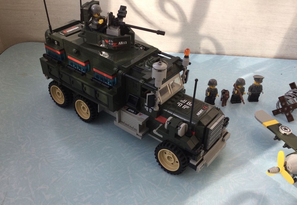 Lego аналог Enlighten brick combat zones союзники против немцев