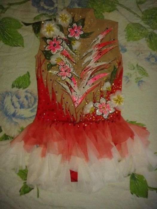 Купальник для художественной гимнастики рост 105-110 для художественн