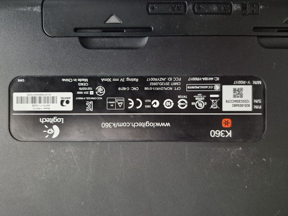 Клавиатура Logitech K360