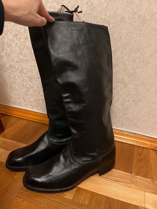 Хромові вінтажні сапоги, хромовые офицерские сапоги