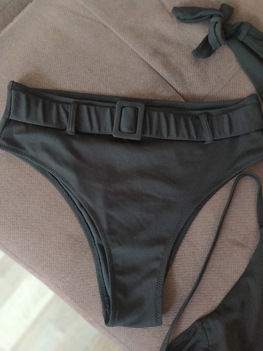 Молодіжний купальник трійка в рубчик