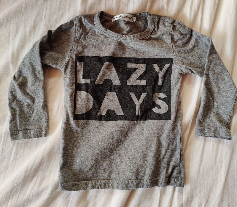 Bluza niemowlęca lazy days r 98 (100)