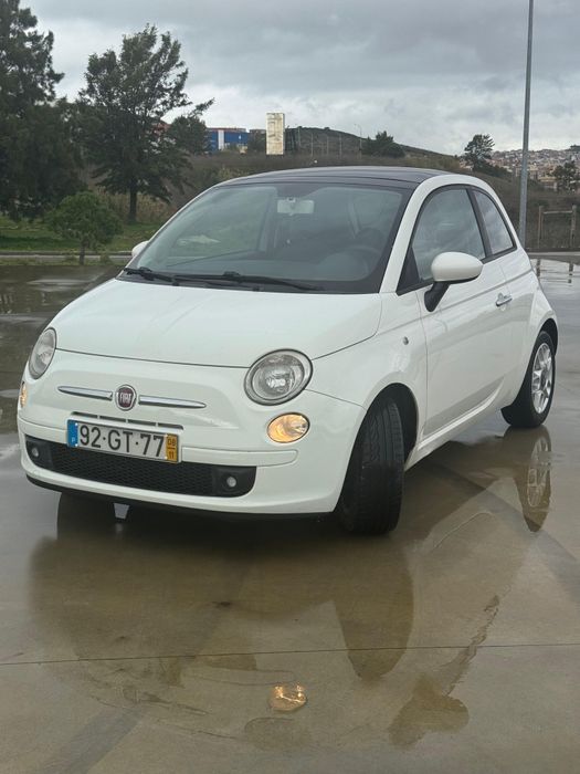 Fiat 500 branco 1.3 gasóleo