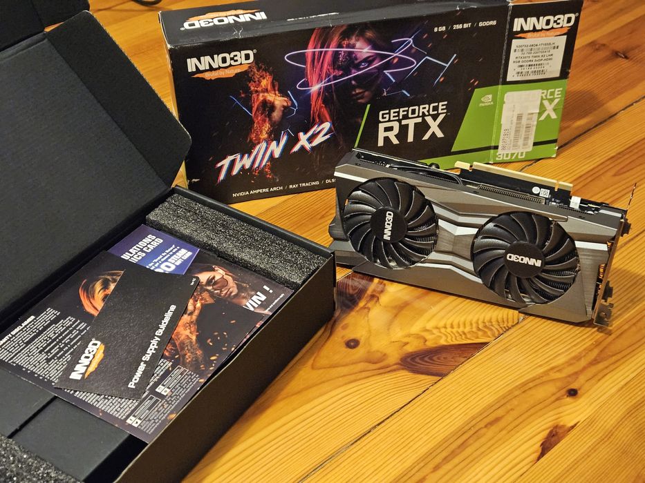 Karta graficzna INNO3D GeForce RTX 3070 Twin X2 OC LHR 8GB