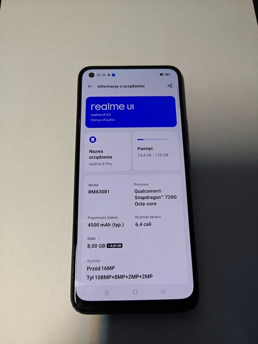 Realme 8 pro 8/128 GB