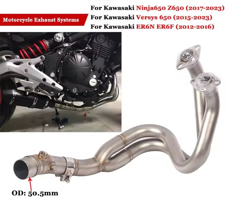 Coletores Kawasaki ER6N ER6F VERSYS NINJA z650
