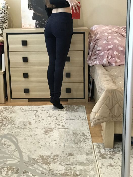 Темно-сині джинси з утепленням