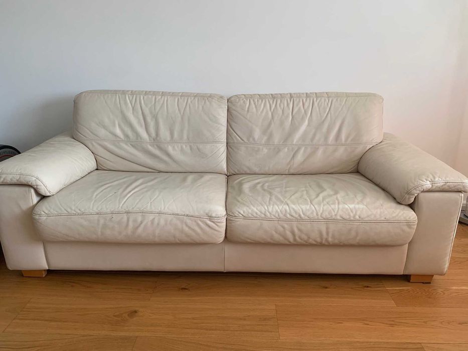 Kanapa skóra naturalna marki Gala Collezione rozkładana