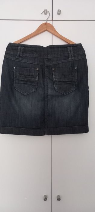 Saia de Ganga Tam 40  Denim  ( Portes Incluídos)