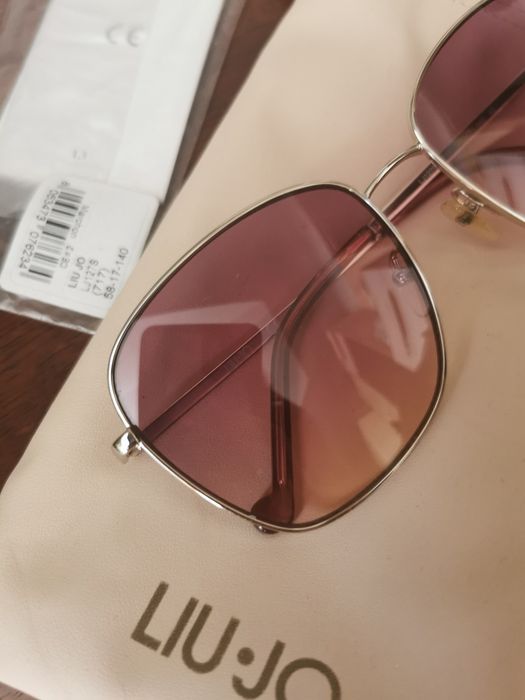 Różowe okulary przeciwsłoneczne Liu Jo