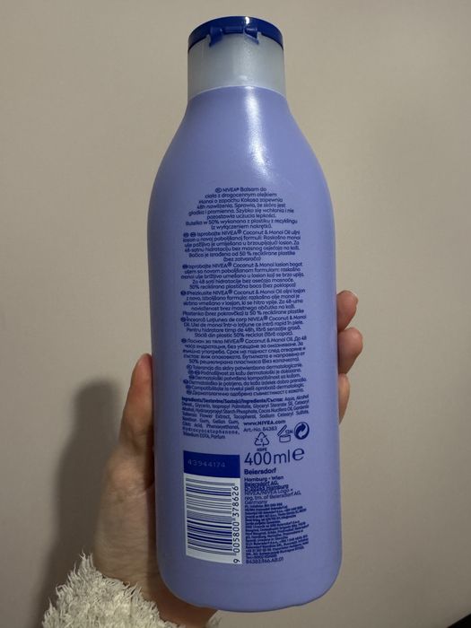 Nivea Coconut Oil In Lotion balsam do ciała 400ml