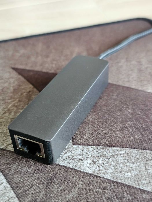 UNI Hub USB 3.0 com Ethernet RJ45