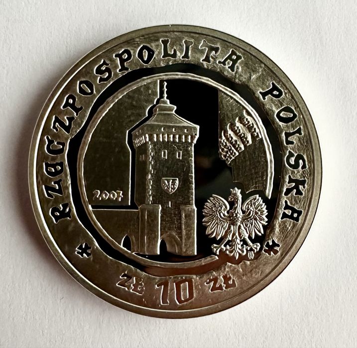 10 złotych 750-lecie lokacji miasta Krakowa 2007