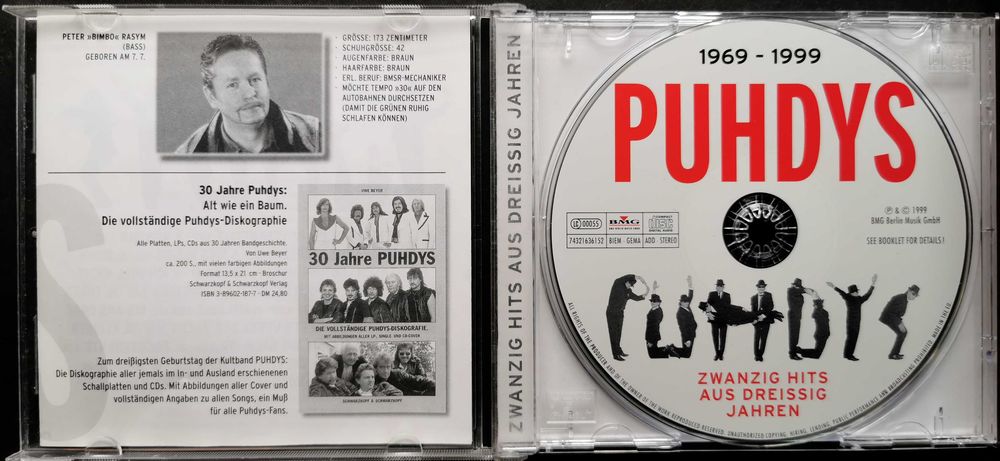 CD Puhdys 1969--1999