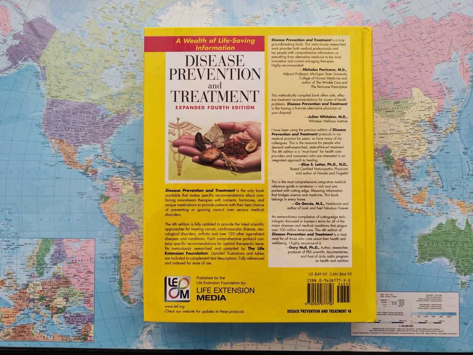 Livro Disease Prevention and Treatment - Life Extension