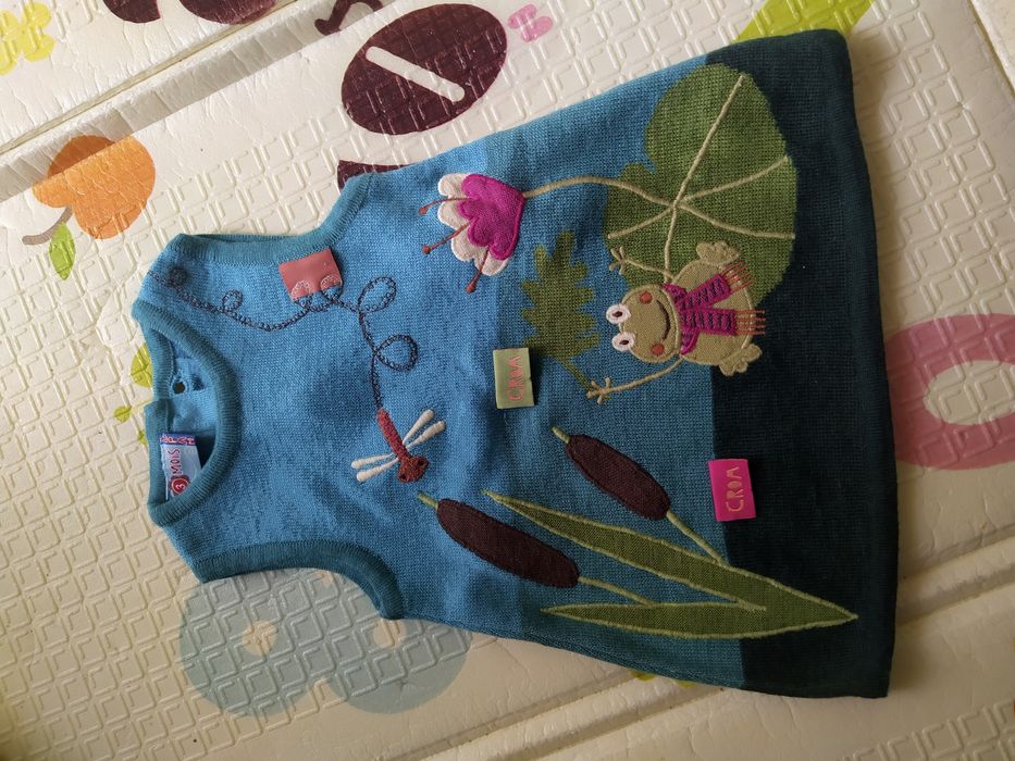 Тепле платтячко для дівчинки