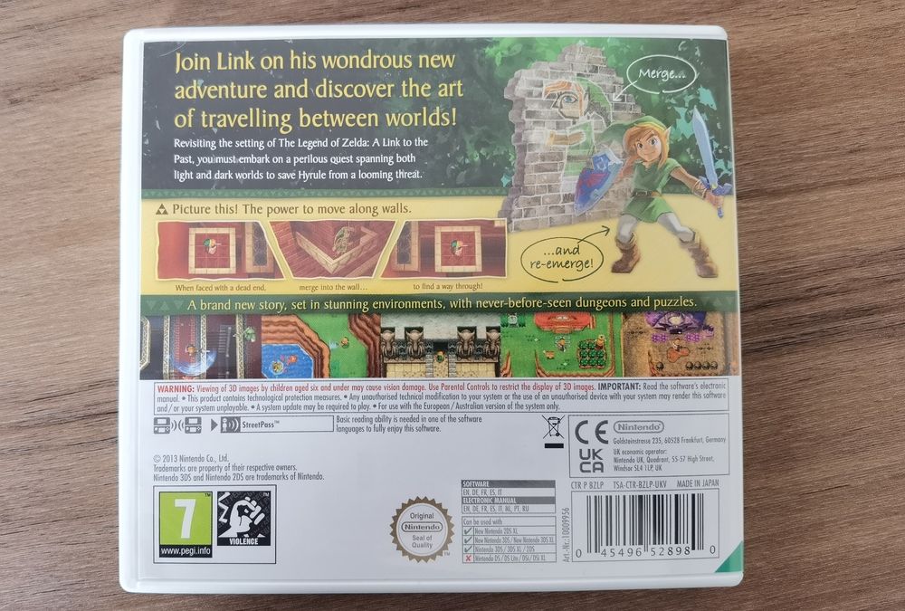 Zelda Link Between Worlds 3DS