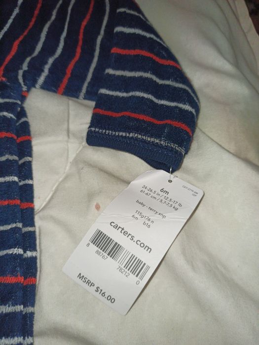 Распродажа фирменной детской одежды.Человечек Carter's.Новый