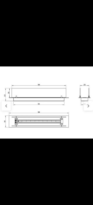 Lareira a Bioetanol de Embutir DIVINA FIRE 99 cm | Nova | Nunca Utilizada