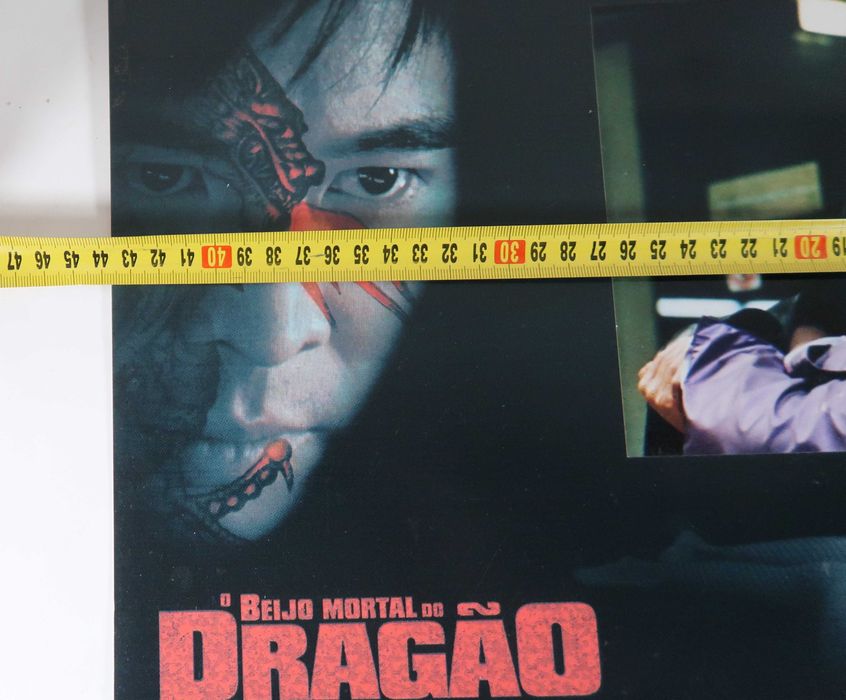 4 Cartazes cinema Vintage - O Beijo Mortal do Dragão