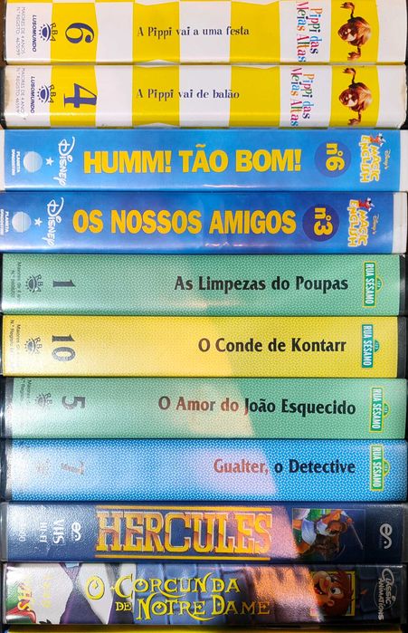 VHS INFANTIL 3 - Lote de 30 grandes Filmes