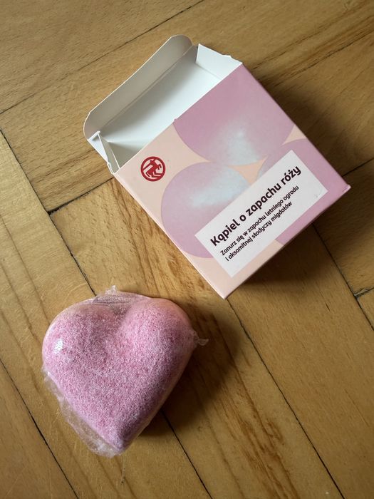 Sól do kąpieli w kształcie serca