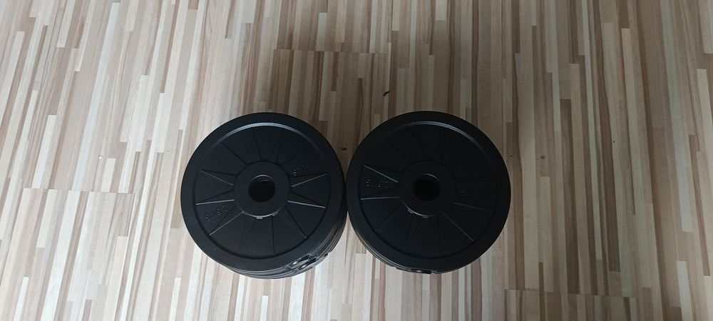Obciążenie do hantli i gryfów 20kg 8 sztuk