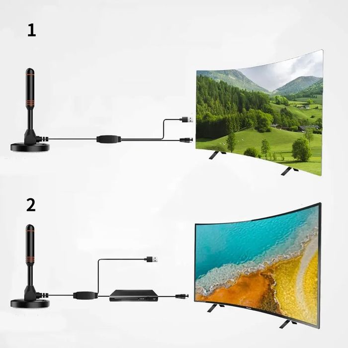 Antena cyfrowa naziemna 4K przenośna antena HDTV DVB-T