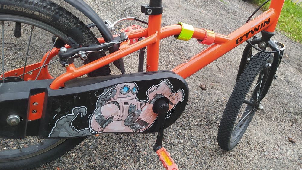 B'TWIN Rowerek Dziecięcy 16" – Pomarańczowy