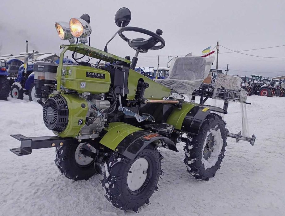 Новий мототрактор Dozer G 15 безкоштовна доставка по Україні