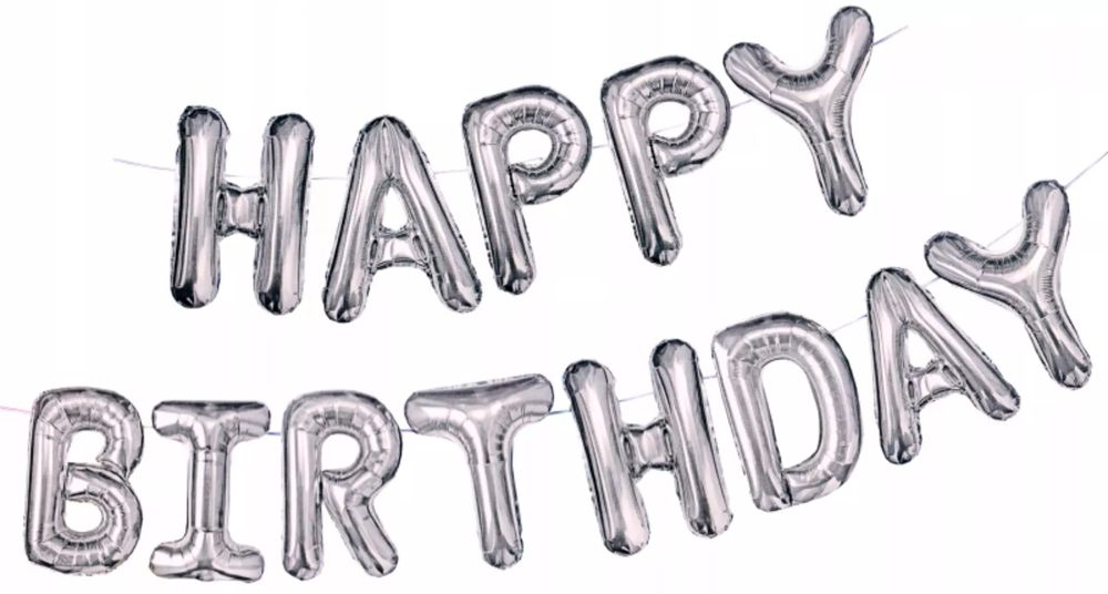 Zestaw balonów Go-Party złoty Happy Birthday 13 el. inna (go-party)