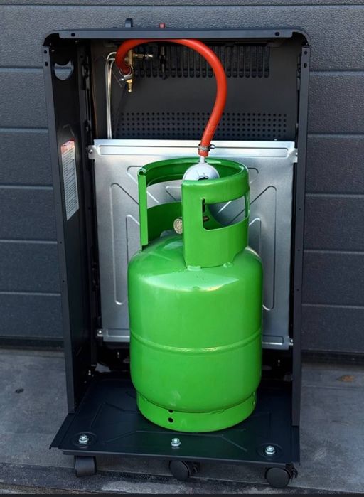 Мощный автономный газовый обогреватель 4200W с редуктором и шлангом