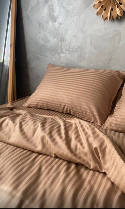 Постільна білизна Страйп Сатин Туреччина бавовна
